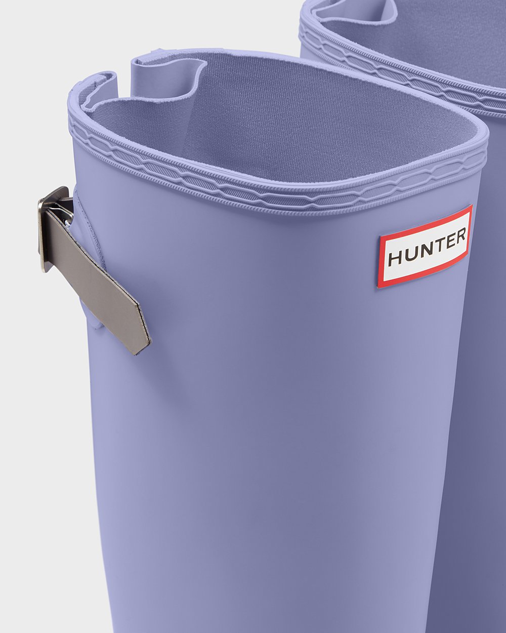 Botas De Altas Hunter Mujer Moradas Original Back Adjustable 086124-WJO